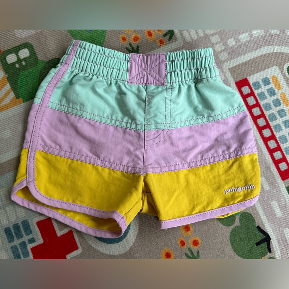 EUC pantagonia swim trunks 12-18m